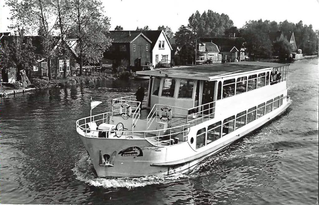 rondvaartboot Avifauna in de jaren vijftig