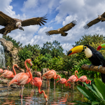 Een dagje tussen flamingo’s, toekans en gieren