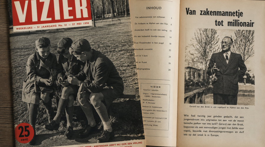 De eerste landelijke reportage over Avifauna in weekblad Vizier